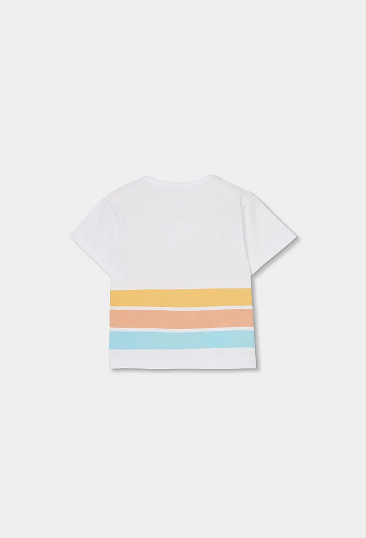 Conjunto algodão branco bebé