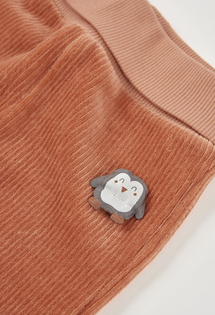 Conjunto de malha bebé menino estampado animais