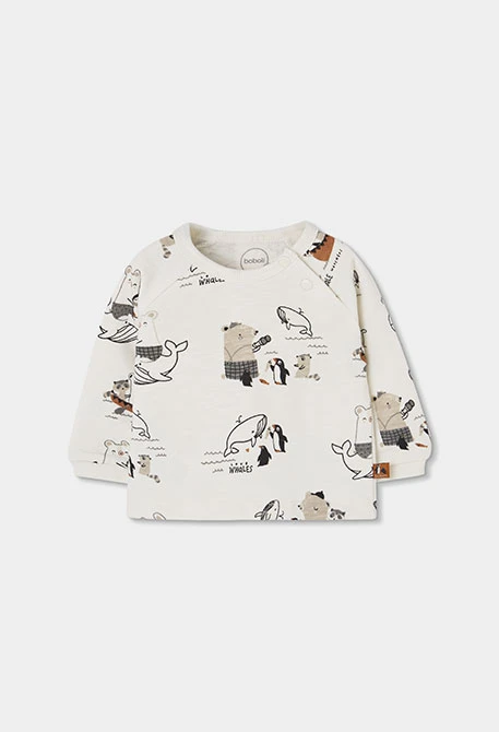 Strickset Baby Junge Tierprint