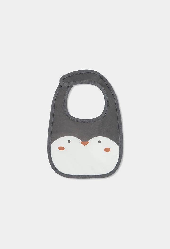 Pack 2 baberos bebé blanco estampado animales
