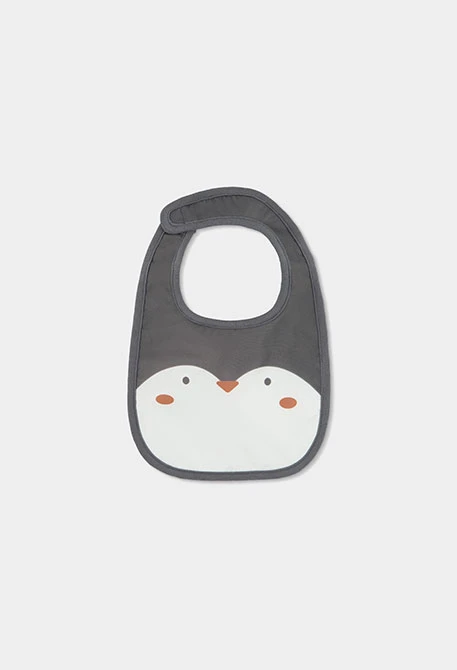 Pack 2 bavaglini neonato bianco stampa animali