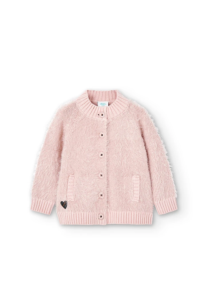 Knitwear jacket combined for baby