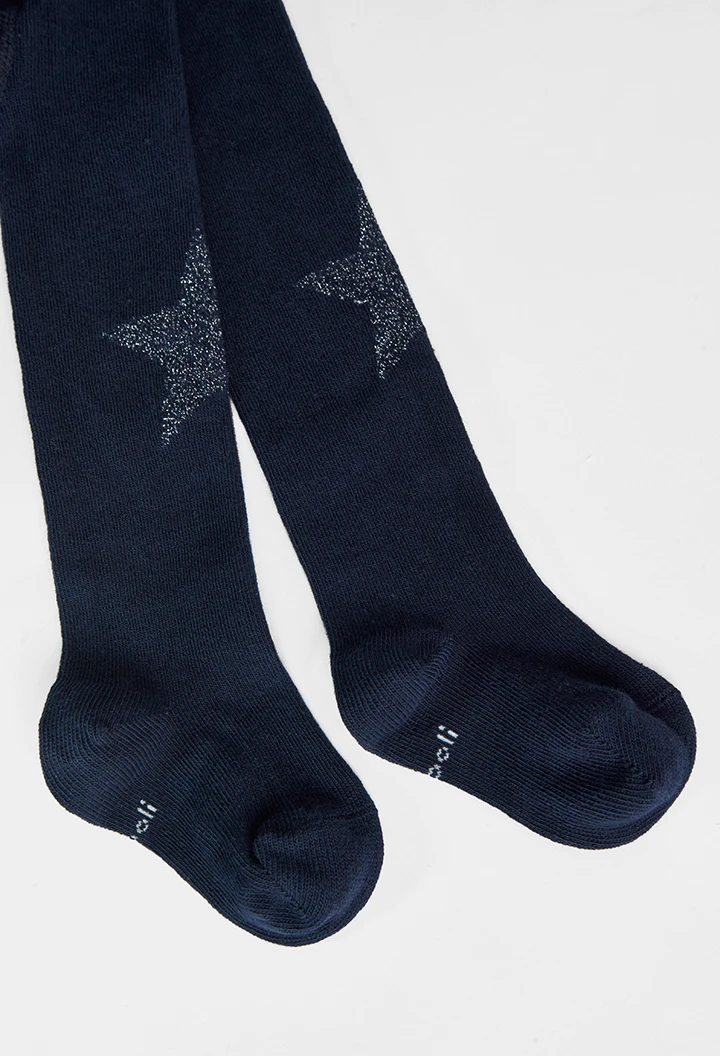 Thick tights \"stars\" for baby girl -BCI