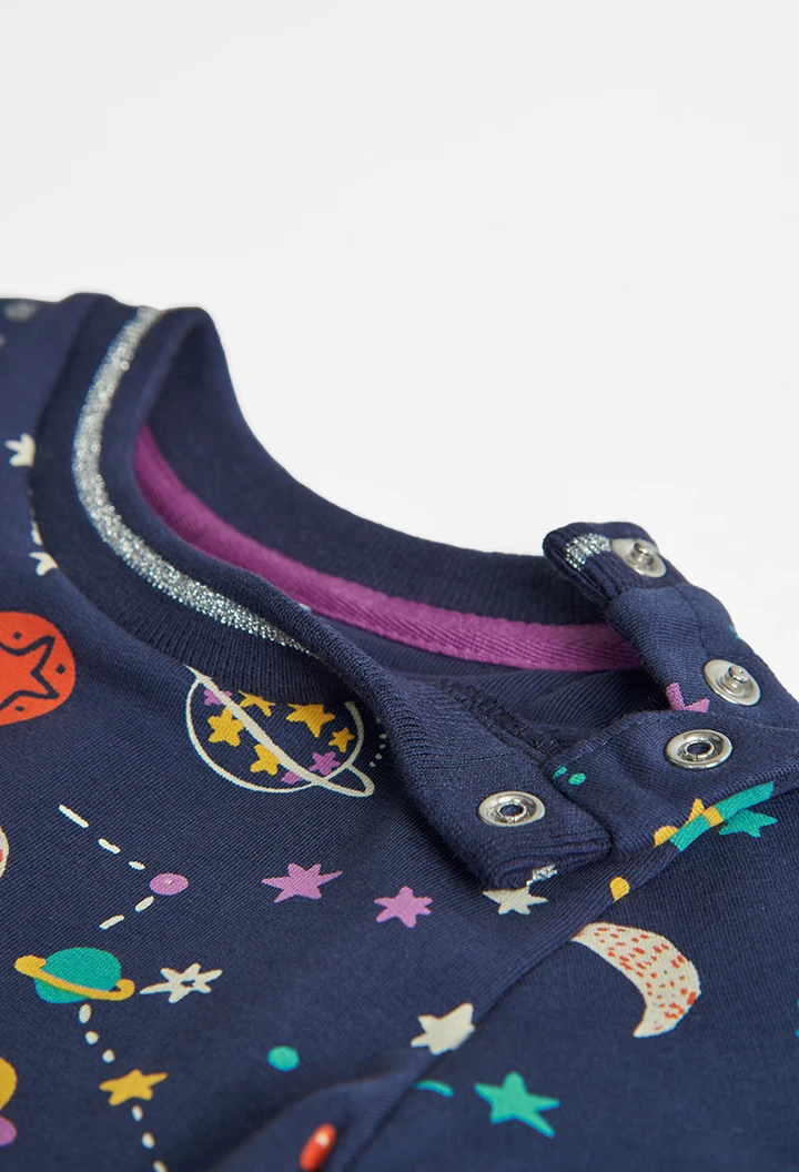 Kleid plüsch gedruckt für baby -BCI