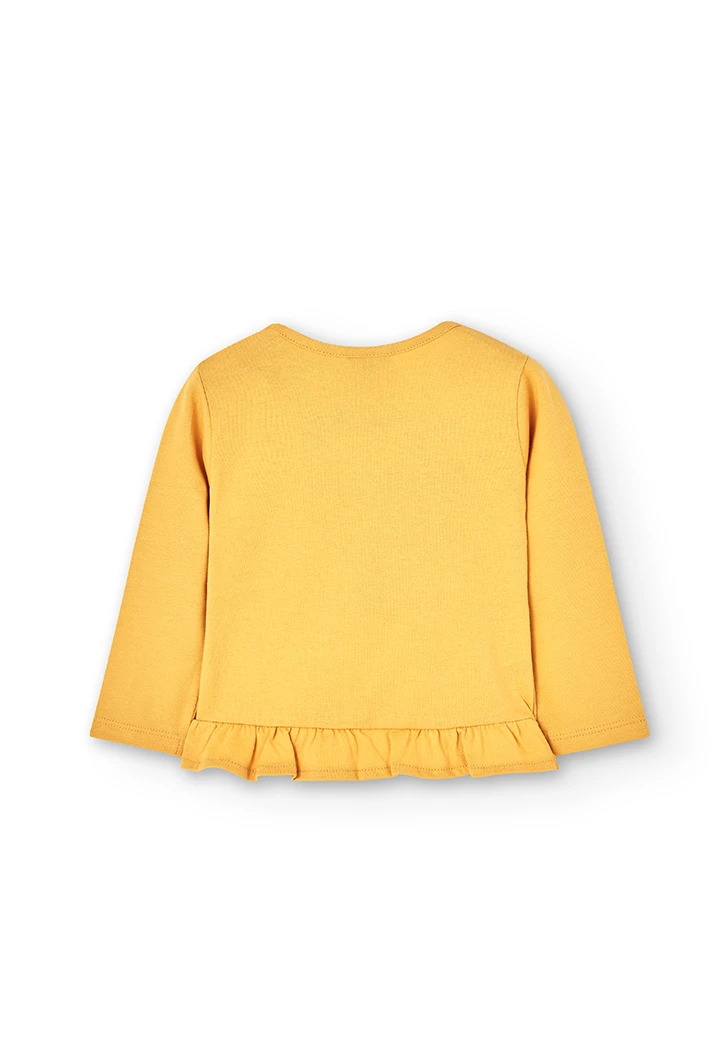 Knit t-Shirt for baby girl -BCI