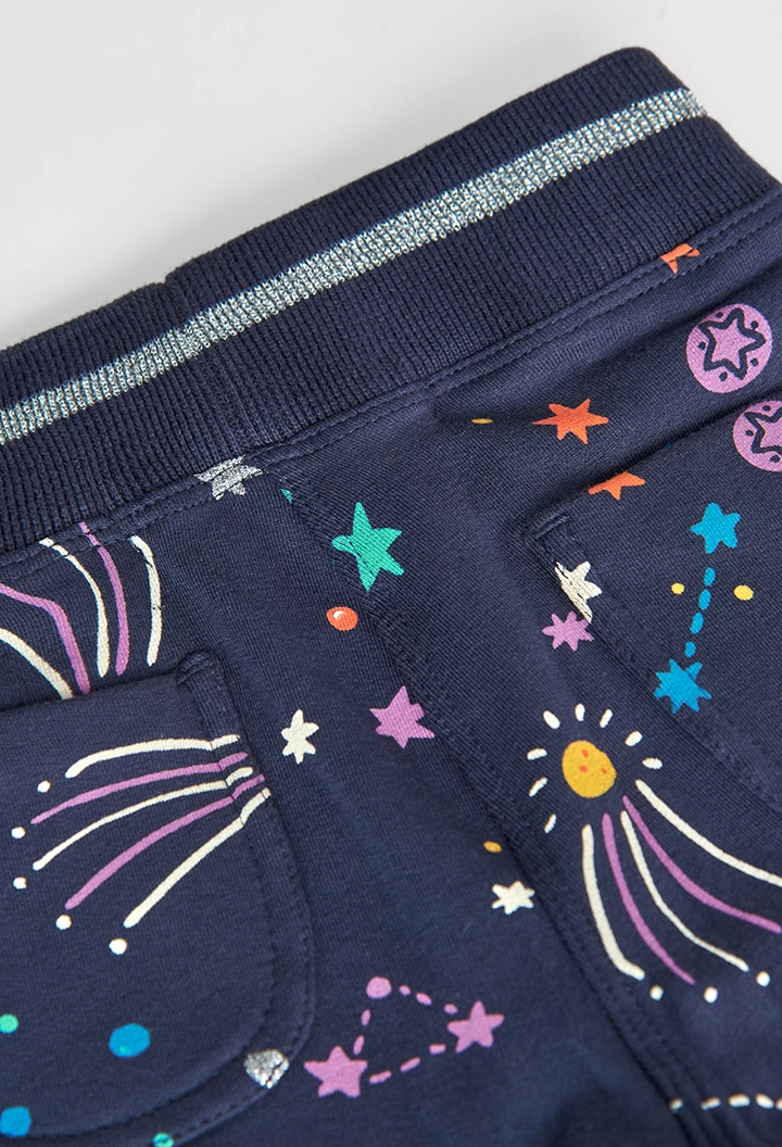 Pantalon en molleton imprimé pour bébé -BCI