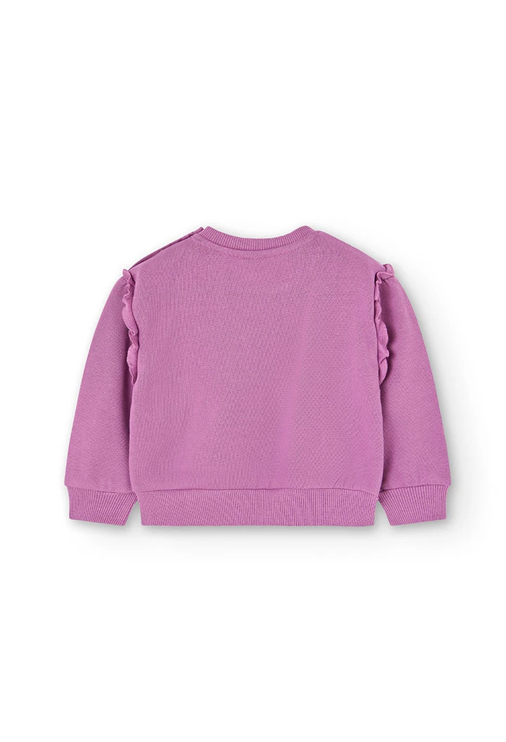 Sweat en molleton pour bébé fille -BCI