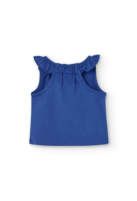 Strick-Shirt für Baby-Mädchen in Farbe Lila