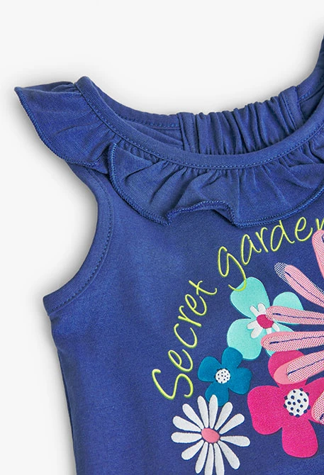 T-shirt tricoté pour bébé fille de couleur lilas