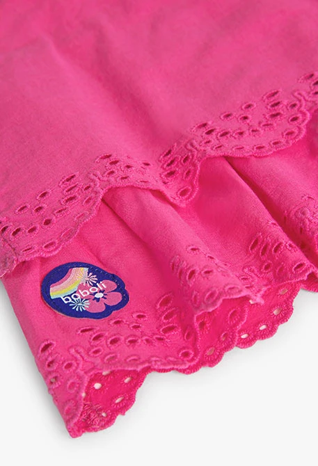 Batist-Top für Baby-Mädchen in Farbe Rosa
