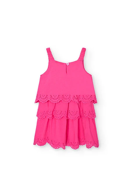 Baby girl's bastista dress in pink