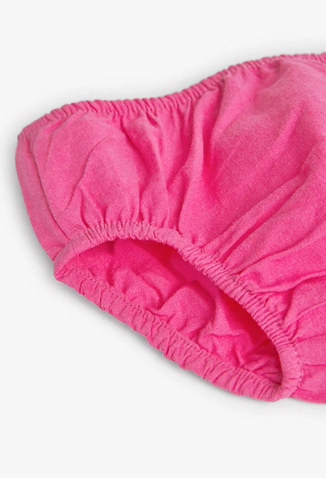Robe bastiste rose pour bébé fille