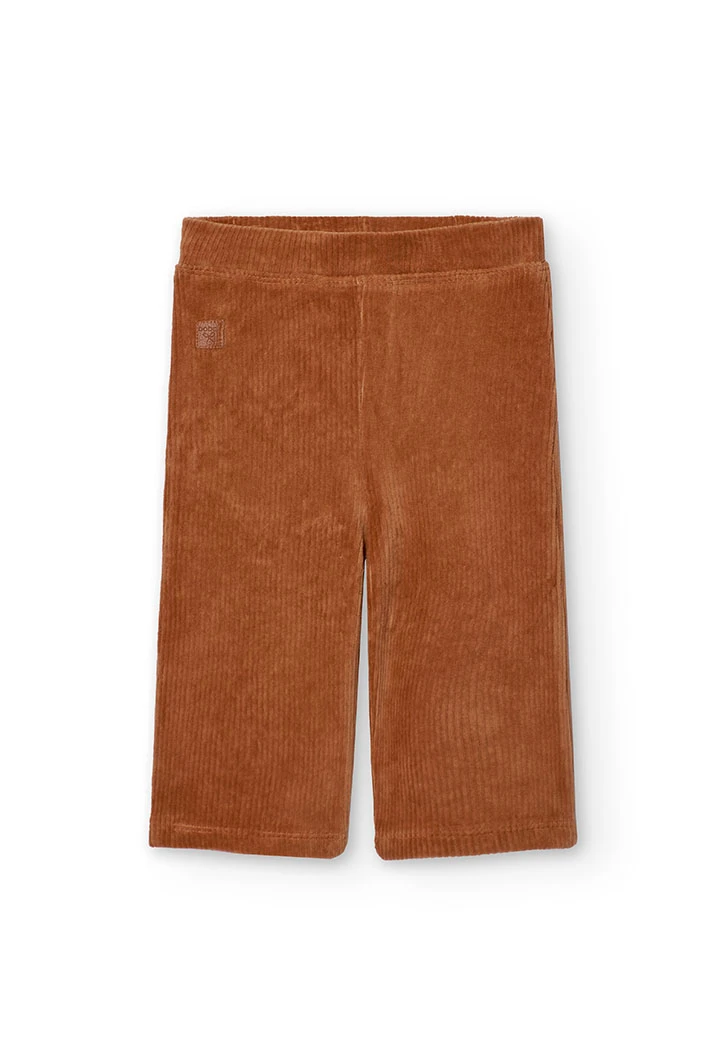 Cordhose für Baby-Mädchen in Orange