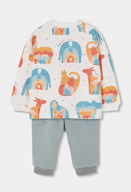 Ensemble bébé imprimé