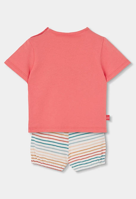 Esemble pour bébé en coton orange