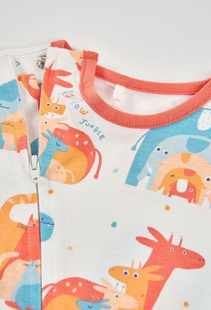 Bedruckter Babystrampler