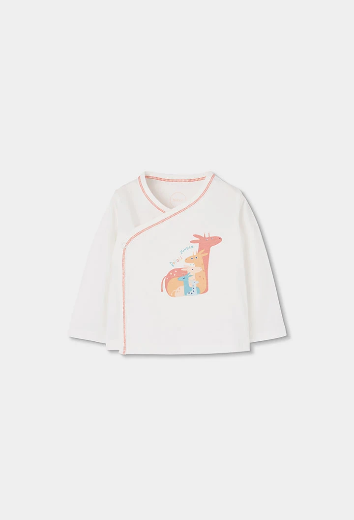 Conjunto bebé estampado algodão