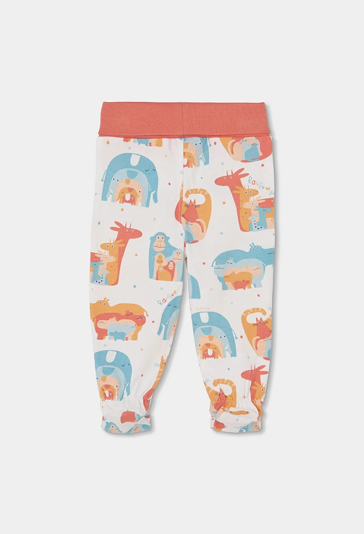 Set neonato stampato in cotone