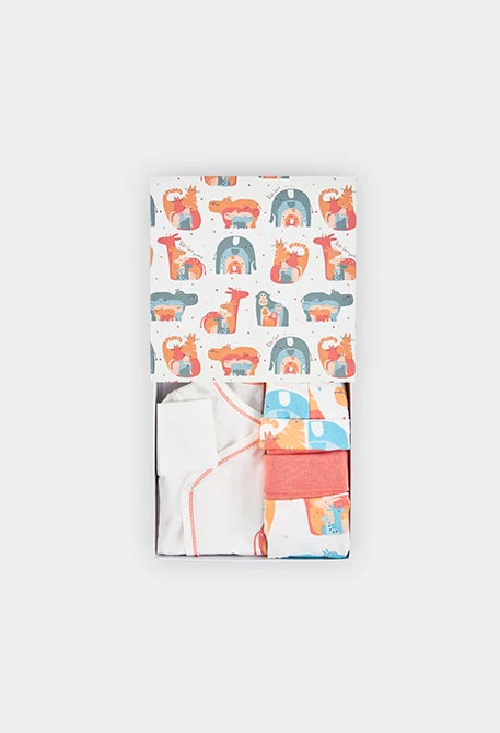 Baby cotton printed set