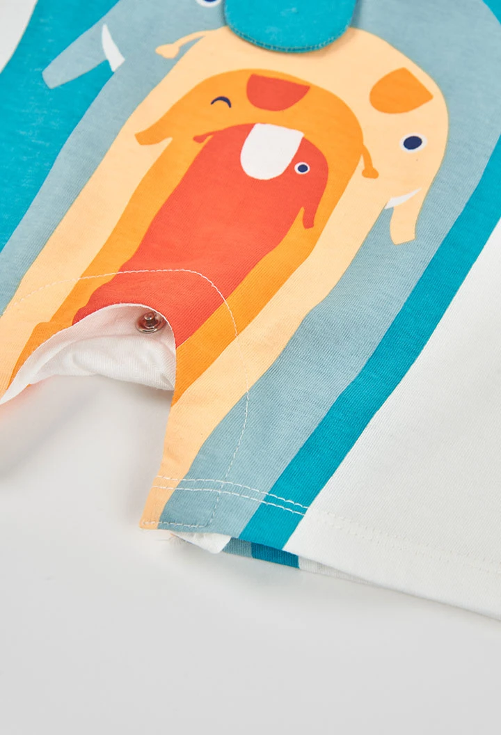 Babygrow de bebé algodão branco