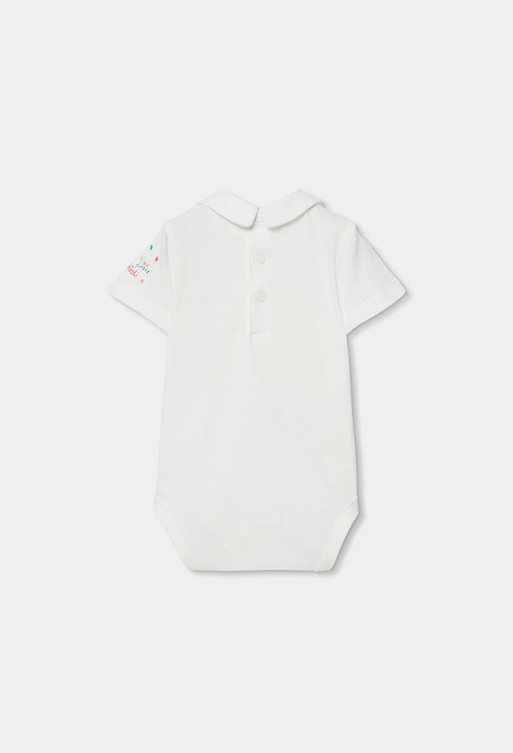 Baby-Set aus kariertem Baumwoll-Latzhöschen