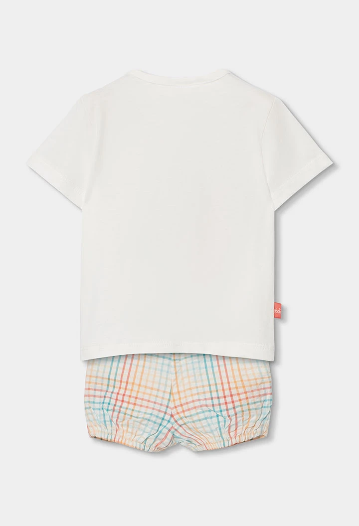 Baby set white cotton T-shirt