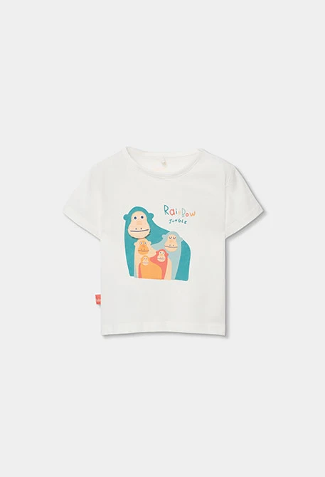 Baby set white cotton T-shirt