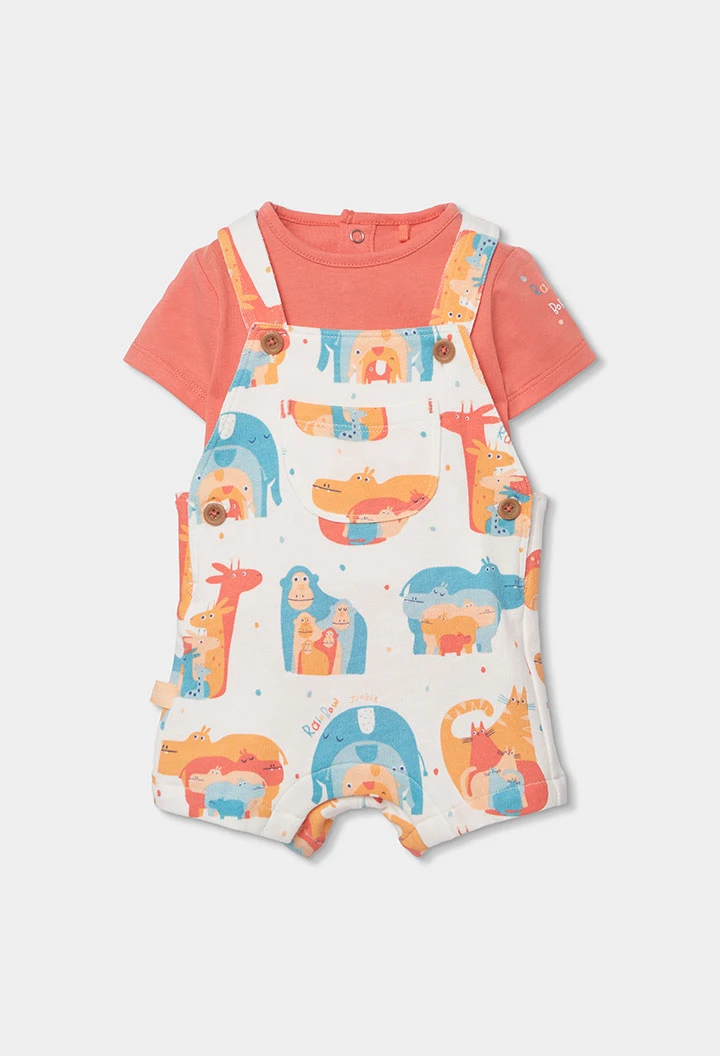 Conjunto bebé algodón estampado