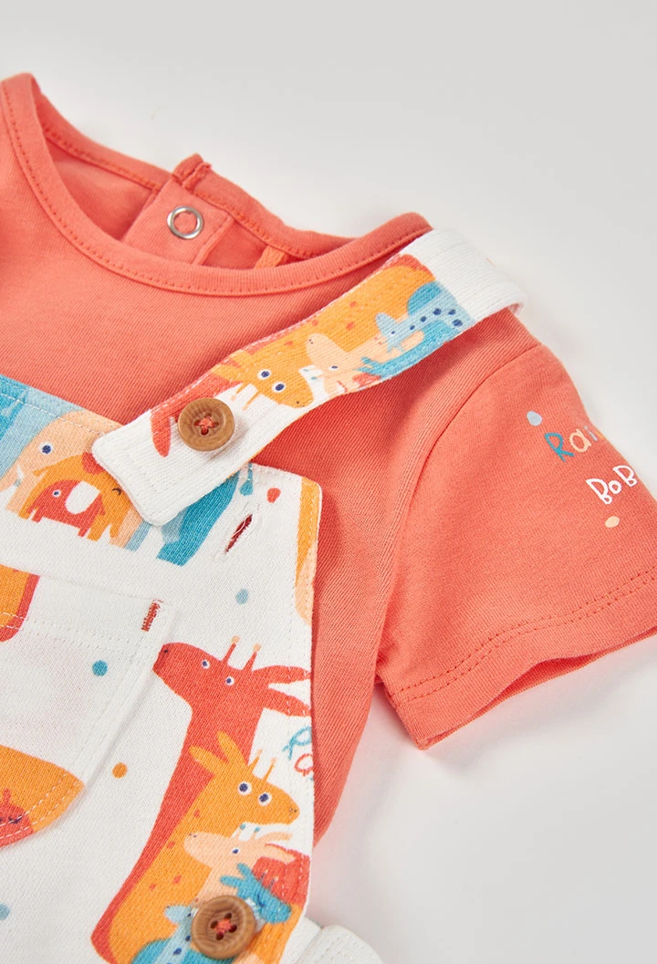 Conjunto bebé algodón estampado