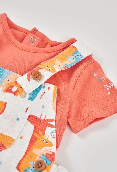 Conjunto bebé algodón estampado