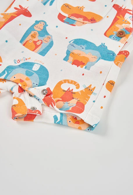 Set neonato cotone stampato