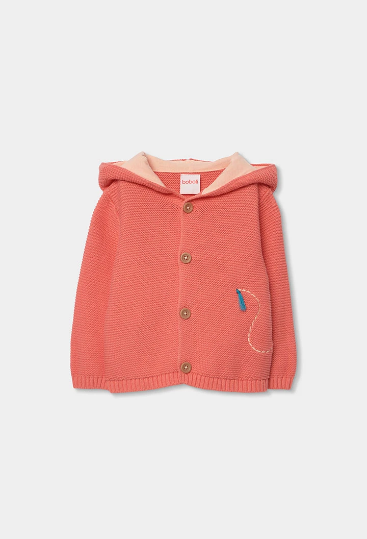 Baby cotton orange jacket