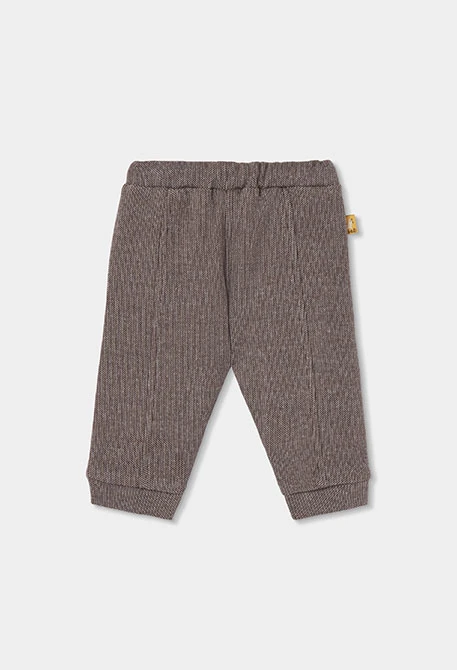 Ensemble maille bébé garçon écru à rayures