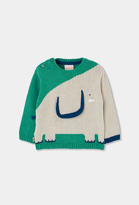 Jersei nadó verd estampat d\'elefant