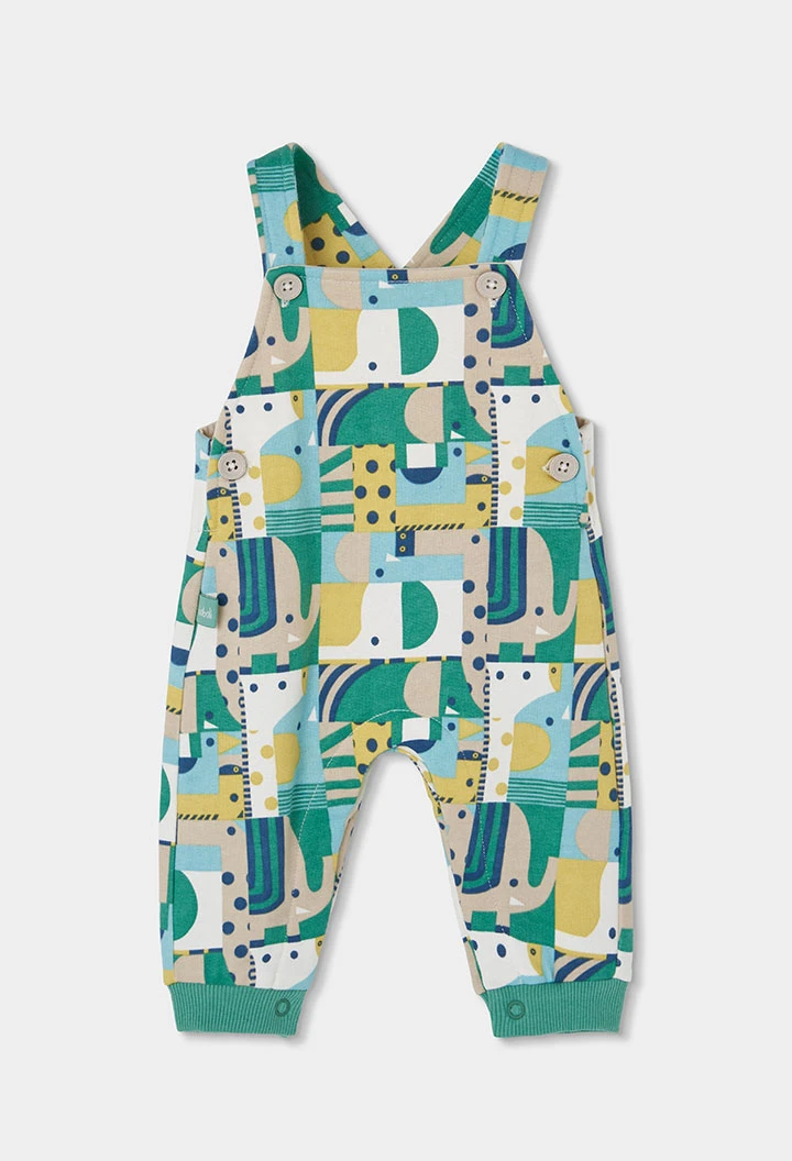 Strickset Baby Junge Tieraufdruck Grün