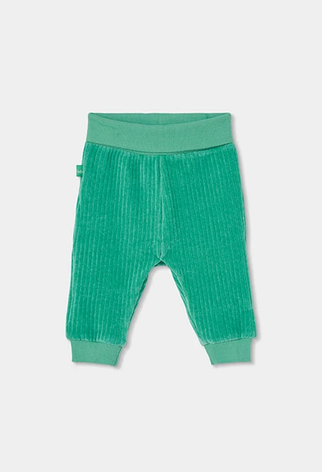 Baby boy green jungle print knitted set