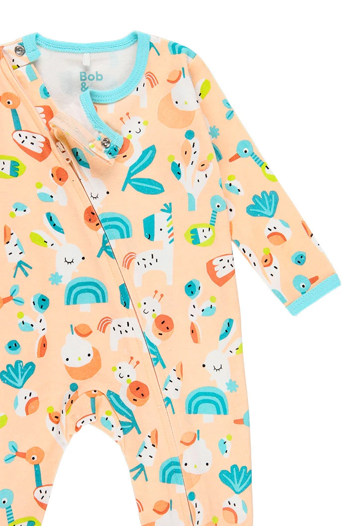Interlock play suit for baby - organic