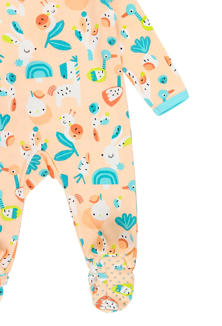 Interlock play suit for baby - organic