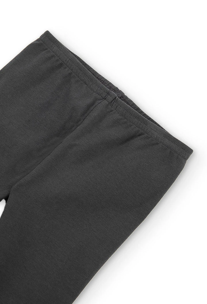 Leggings gris osucro elástico