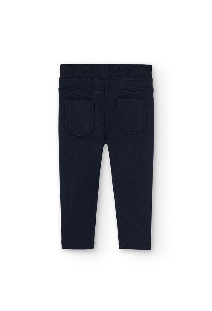 Pantalon en molleton stretch pour bébé fille