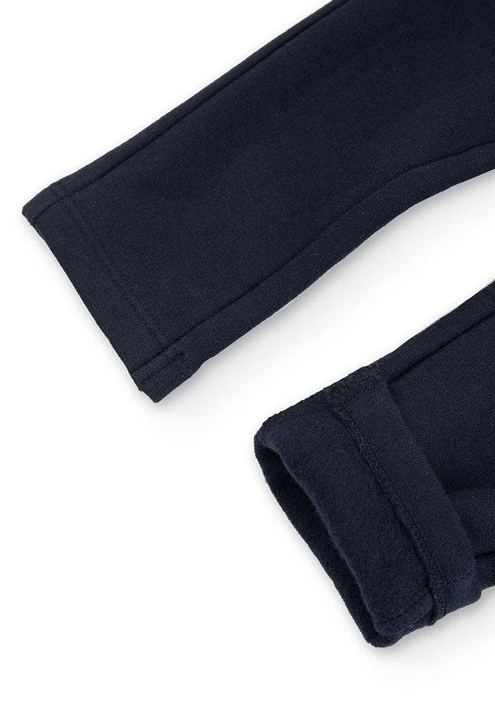 Pantalon en molleton stretch pour bébé fille