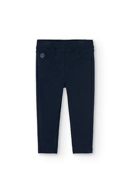 Pantalon en molleton stretch pour bébé fille