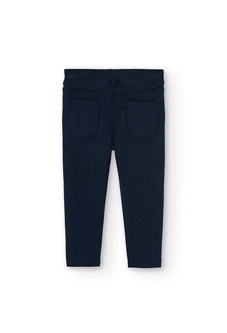 Pantalon en molleton stretch pour bébé fille