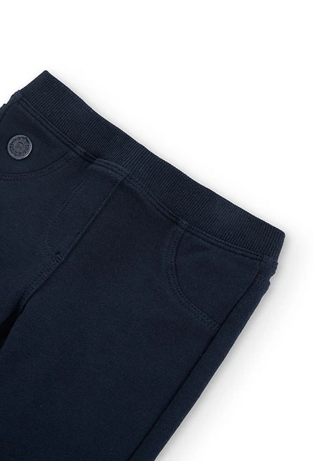 Pantalon en molleton stretch pour bébé fille