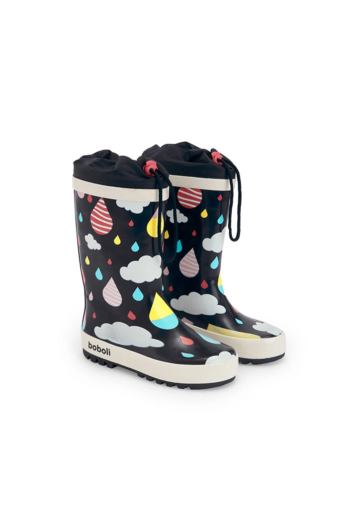 Bottes "gouttes d'eau" pour fille