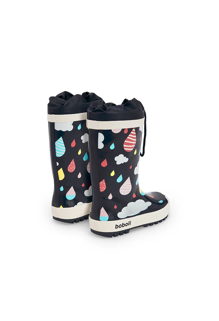 Bottes "gouttes d'eau" pour fille