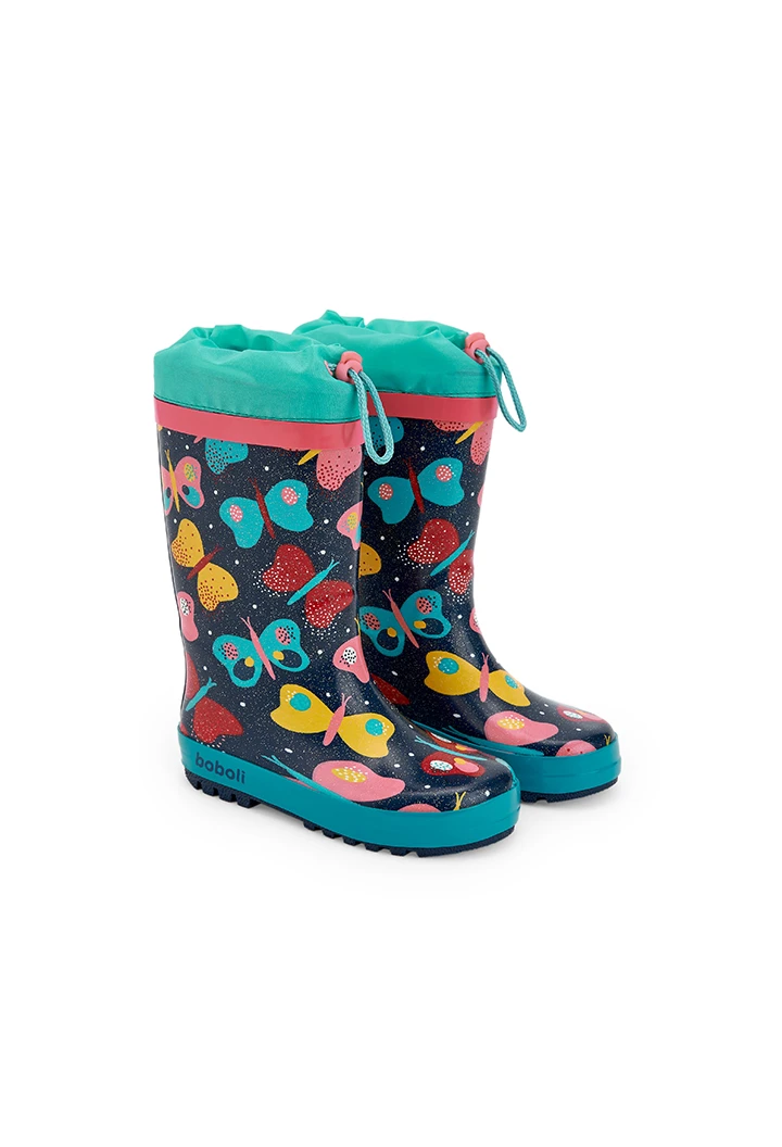 Botas "borboleta" para menina