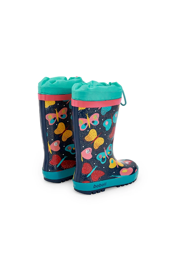 Botas "borboleta" para menina