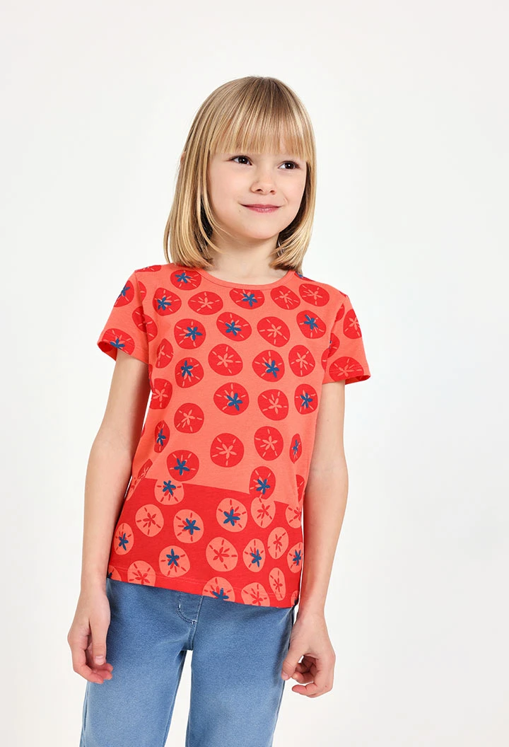 Basic-Strickshirt für Baby-Mädchen in Rot