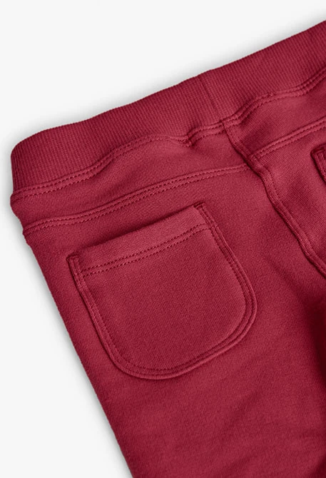 Pantalons nena bàsics de pelfa grana